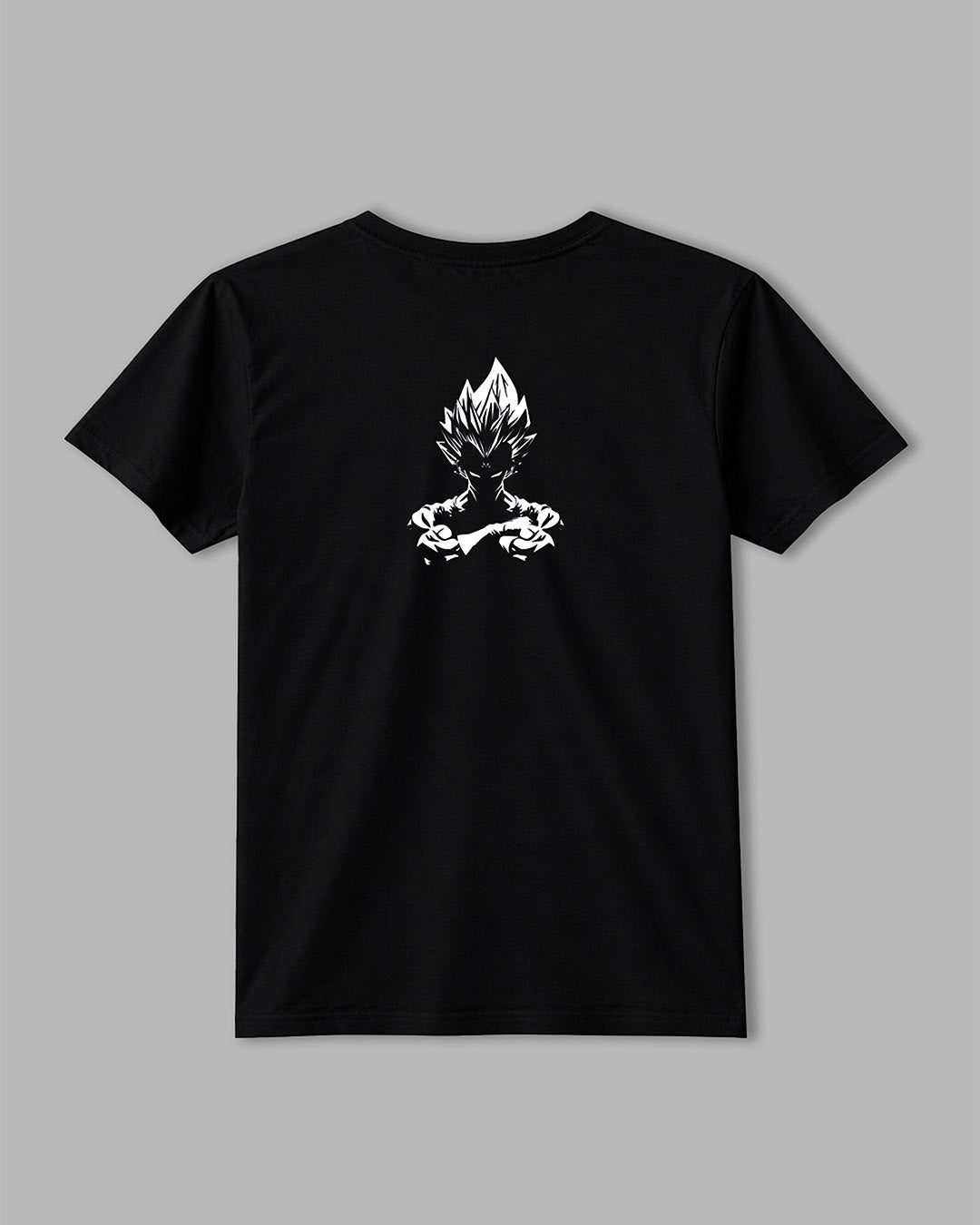 Warrior Back Print – Premium Black T-Shirt