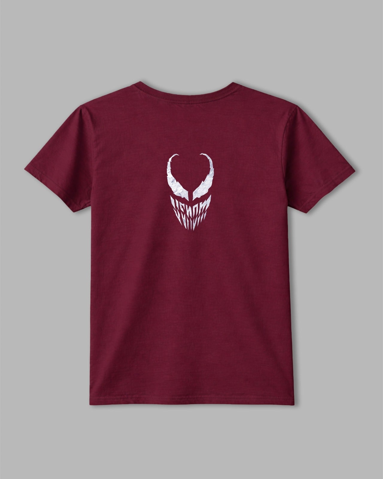 Shadow Emblem – Premium Maroon T-Shirt