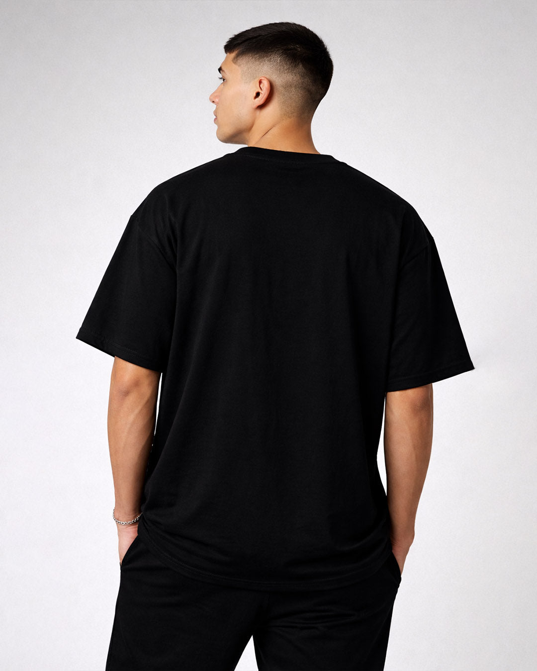 Hero Frame – Premium Black Graphic T-Shirt with spider man edition