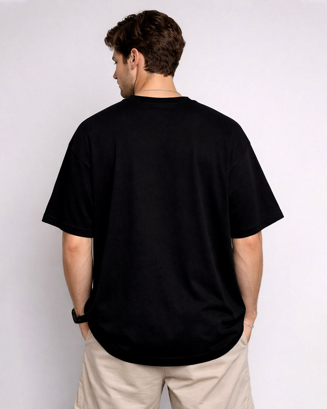 Hero Panel – Premium Black Marvel T-Shirt